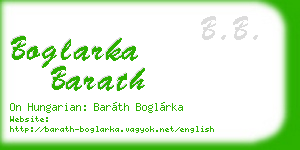 boglarka barath business card